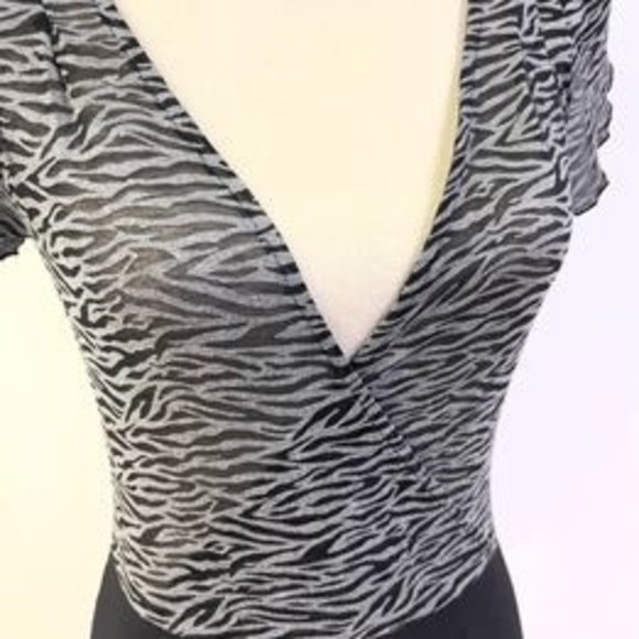 Express Zebra Print Dress size small - Picture 2 of 8